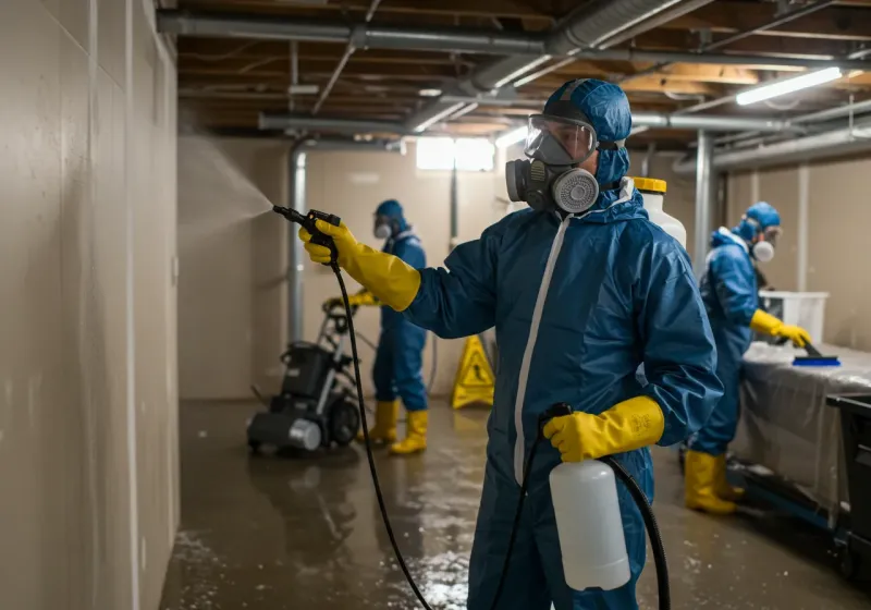 Basement Sanitization and Antimicrobial Treatment process in Premont, TX